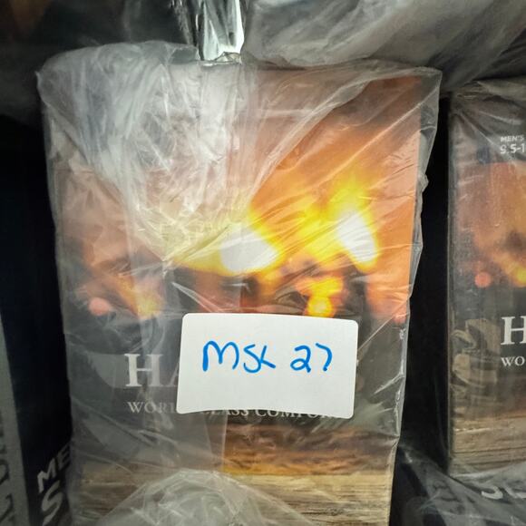 Haggar Mens Clog Slippers Size Large Gray Felt Memory Foam Lightweight New - Picture 10 of 10